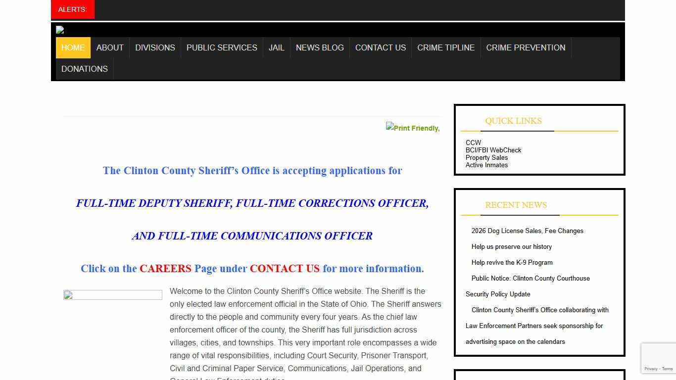 Clinton County Sheriff's OfficeClinton County Sheriff